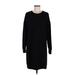 Gap Casual Dress - Sweater Dress: Black Dresses - Women's Size Medium