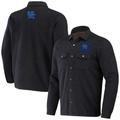 Men's Darius Rucker Collection by Fanatics Heather Charcoal Kentucky Wildcats Sherpa-Lined Full-Snap Shacket