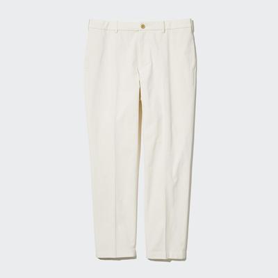 Uniqlo - Cotton Smart -Like Ankle Length Trousers - Off White - XXL
