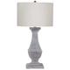 Derek 27" French Country Styled Gray Table Lamp