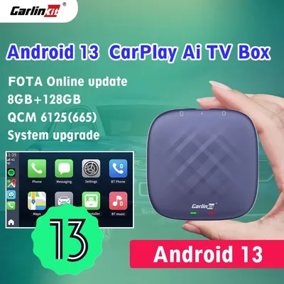 Carlinkit-Carplay 13 Android sans fil AI TV Box Plus adaptateur sans fil pour Youtube Netflix
