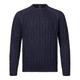 Musto Men's Marina Cable Knit Navy XXL