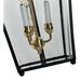 Norwell Olde 28 Inch Tall 3 Light Outdoor Wall Light - 1067-BL-BE