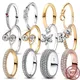 New Hot Selling 925 Silver Shining Dense Set Mother's Day Love for Mom Women's Logo Ring Holiday