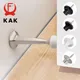 KAK Rubber Door Stopper Wall Protector Heavy Duty Door Stop Zinc Alloy Wall Mounted Door Holder Door