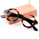 2023 Leopard Print Glasses Acrylic Brooches Pins for Women Vintage Eyeglasses Frame Brooch Badges