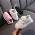 New Fashion High Quality Boys White Toddler Sneaker Children Flat Shoes Casual Baby Kids Baby Girl