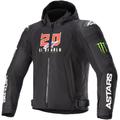 Alpinestars FQ20 Zaca Air Monster Motorrad Textiljacke, schwarz-weiss, Größe 3XL