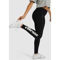 Leggings ELLESSE "SOLOS 2 LEGGING" Gr. 38, N-Gr, schwarz (black) Damen Hosen Leggings