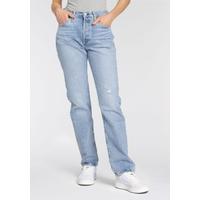 5-Pocket-Jeans LEVI'S Jeans Jeans 501 JEANS Gr. 29, Länge 30, blau (indigo botanics) Damen Jeans 5-Pocket-Jeans