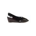 VANELi Wedges: Brown Print Shoes - Women's Size 8 - Open Toe