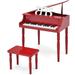 Gymax 30-Key Classic Baby Grand Piano Toddler Toy Wood w/ Bench &