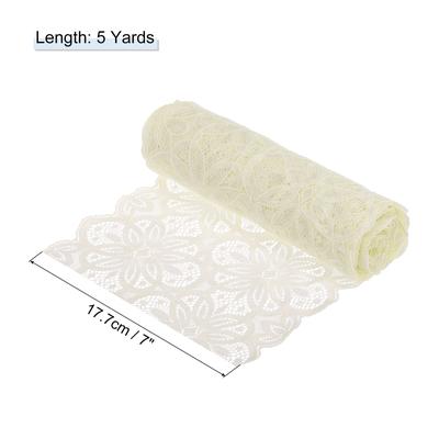 Lace Ribbon 7 Inch Lace Flower Trim for Craft Gift Wrappers Wedding