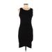 Leith Casual Dress - Bodycon Scoop Neck Sleeveless: Black Print Dresses - Women's Size Medium