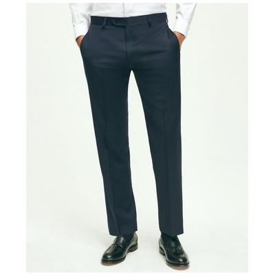Brooks Brothers Men's Traditional Fit Wool 1818 Dress Pants | Navy | Size 36 32