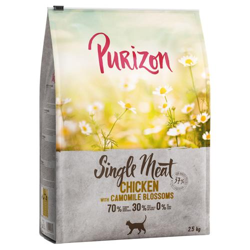 2,5kg Single Meat Huhn mit Kamillenblüten Purizon Katzenfutter trocken