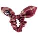 ZooZatz Florida State Seminoles Plaid Scrunchie with Bow