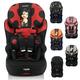 Nania - Race I FIX 76-140 cm R129 i-Size isofix car seat - for Children Aged from 3 to 10 Years - Height-Adjustable headrest - Reclining Base - Made in France (Ladybird)