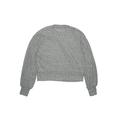 SO Poncho: Gray Solid Tops - Kids Girl's Size X-Small