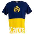 Kappa Authentic Sand Carrency Mad Lions Men's T-Shirts, mens, T-Shirts, 304S430_MAD_S, blue/yellow/white, S