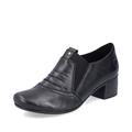 Rieker Women Court Shoes 41657, Ladies High-Front Court Shoes,Closed high Heels,Elegant,Classy,College Pumps,high Closed,Black (Schwarz / 00),41 EU / 7.5 UK