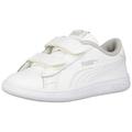PUMA - Pre-School Smash V2 L V Shoes, 13.5 M UK, Puma White/Puma White