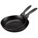 Kuhn Rikon Frying pan Set Cucina 24 & 28cm, Aluminium, Black, 48 x 28.5 x 7.5 cm