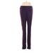 Simply Vera Vera Wang Track Pants - Mid/Reg Rise: Purple Activewear - Women's Size Medium