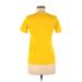 Nike Active T-Shirt: Yellow Activewear - Women's Size Medium