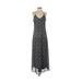 Old Navy Casual Dress - Slip dress: Black Damask Dresses - Women's Size X-Small