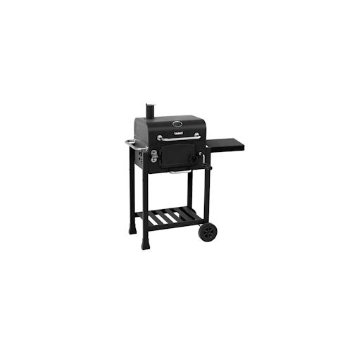 TAINO HERO Smoker klein BBQ Grillwagen Holzkohle-Grill Grillkamin Standgrill Räucherofen Grillrost