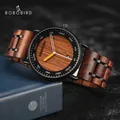 BOBO BIRD-Montre à Quartz en Bois pour Homme avec Affichage de la Date Décontractée