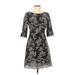 ABS Allen Schwartz Casual Dress: Black Dresses - Women's Size 4