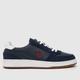 Polo Ralph Lauren court trainers in navy & red