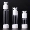 15/30/50ml Portable Refillable Vacuum Bottle Press Liquid Foundation Lotion Eye Cream Travel Empty