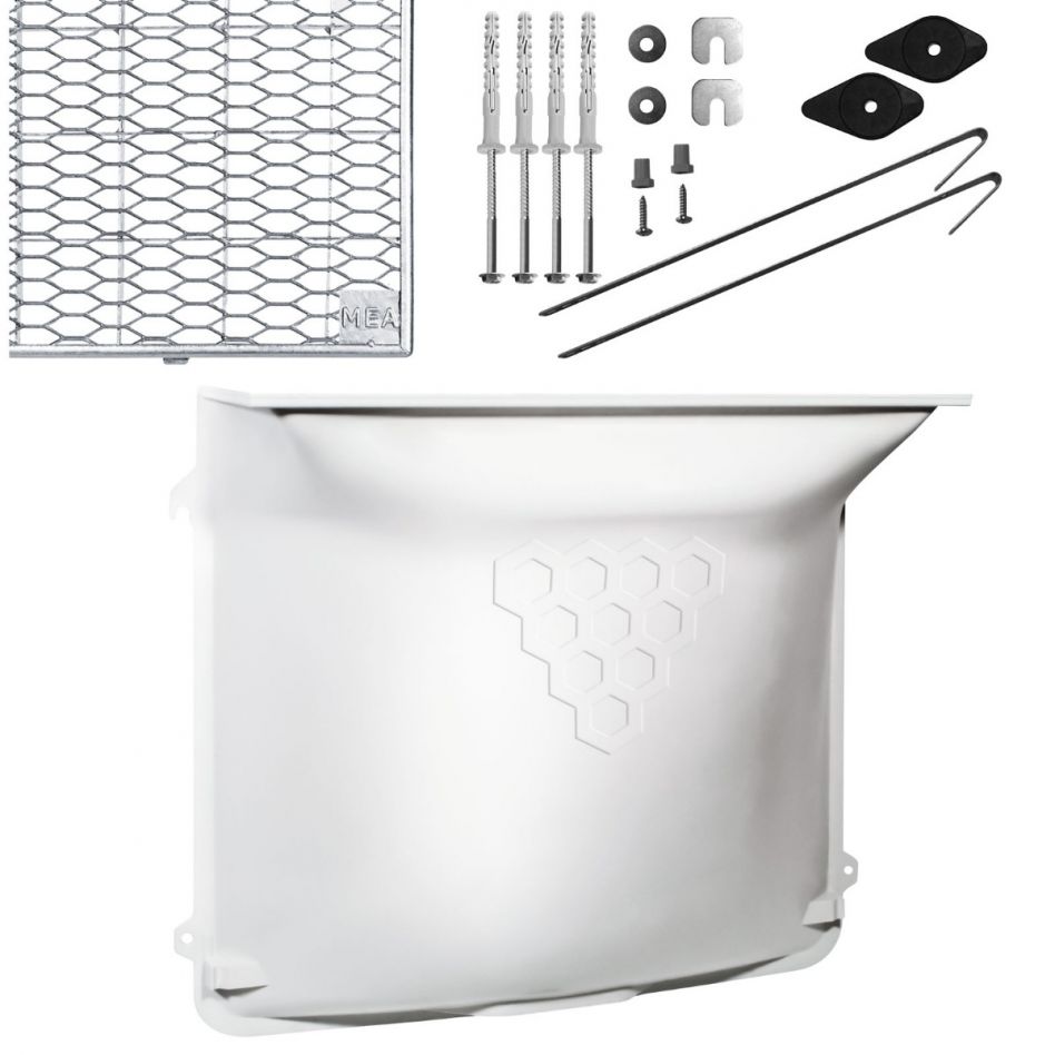 MEA Lichtschacht MULTINORM Komplettset Streckmetallrost, 1000x1300 mm, 400 mm Image