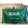 Himmel Flagge Saudi-Arabien Flagge 90*150cm hängende Polyester Saudi-Arabien National flagge Banner