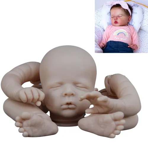 20 Zoll unbemalte wieder geborene Puppe Kit Luisa unvollendete neugeborene Puppe Form DIY Puppe