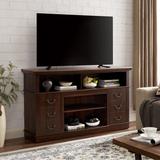 TV Stand for TVs Up to 65", Entertainment Center, Media Console TV Console with Storage Cabinet & Adjustable Shelves, Espresso