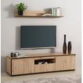 TV-Board HELA "Ariana" Sideboards Gr. B/H/T: 160 cm x 40 cm x 38 cm, schwarz (artisan eiche, schwarz) TV-Lowboards