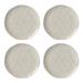 Bay Colors 4-Piece Accent Plates, Grey