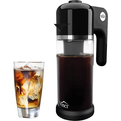 Vinci Housewares Express Cold Brew Electric Coffee Maker Cold Brew in 5 Minutes, 4 Brew Strength Settings, Easy to Use & Clean