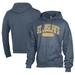 Men's Comfort Wash Blue St. Joseph's College Golden Eagles Lightweight Fleece Pullover Hoodie