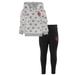 Girls Preschool Gray/Black Oklahoma Sooners Heart to Hoodie & Leggings Set