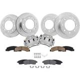 2000-2005 Ford Excursion Front and Rear Brake Pad Rotor and Caliper Set - Detroit Axle