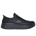 Skechers Men's Slip-ins RF Work: Max Cushioning Elite Sneaker | Size 7.5 Wide | Black | Textile/Synthetic | Machine Washable