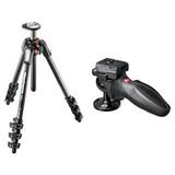 Manfrotto MT190CXPRO4 Carbon Fiber Tripod Kit with 324RC2 Joystick Head and RC2 Quick MT190CXPRO4