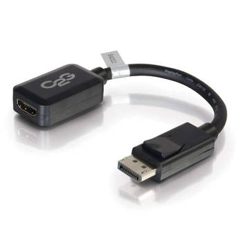 C2G DisplayPort Male to HDMI Female Adapter Converter (Black, 8") 54322