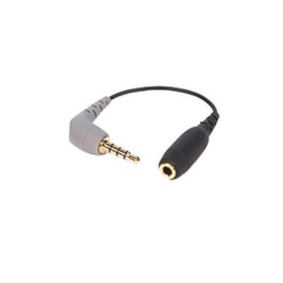 RODE SC4 3.5mm TRS Female to 3.5mm Right-Angle TRRS Male Adapter Cable for Smart SC4