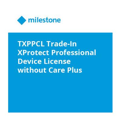 Milestone TXPPCL Trade-In XProtect Professional Device License without Care Plus TXPPCL